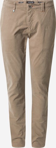 No Excess Chino Pants in Beige: front