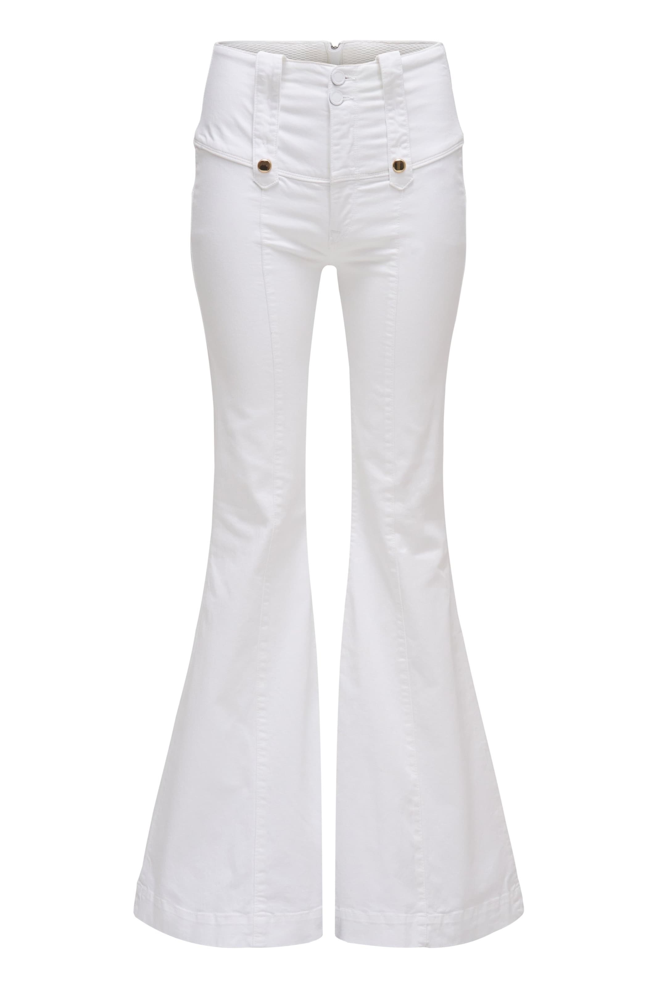 Salsa Jeans Skinny Jeans in Wit: voorkant