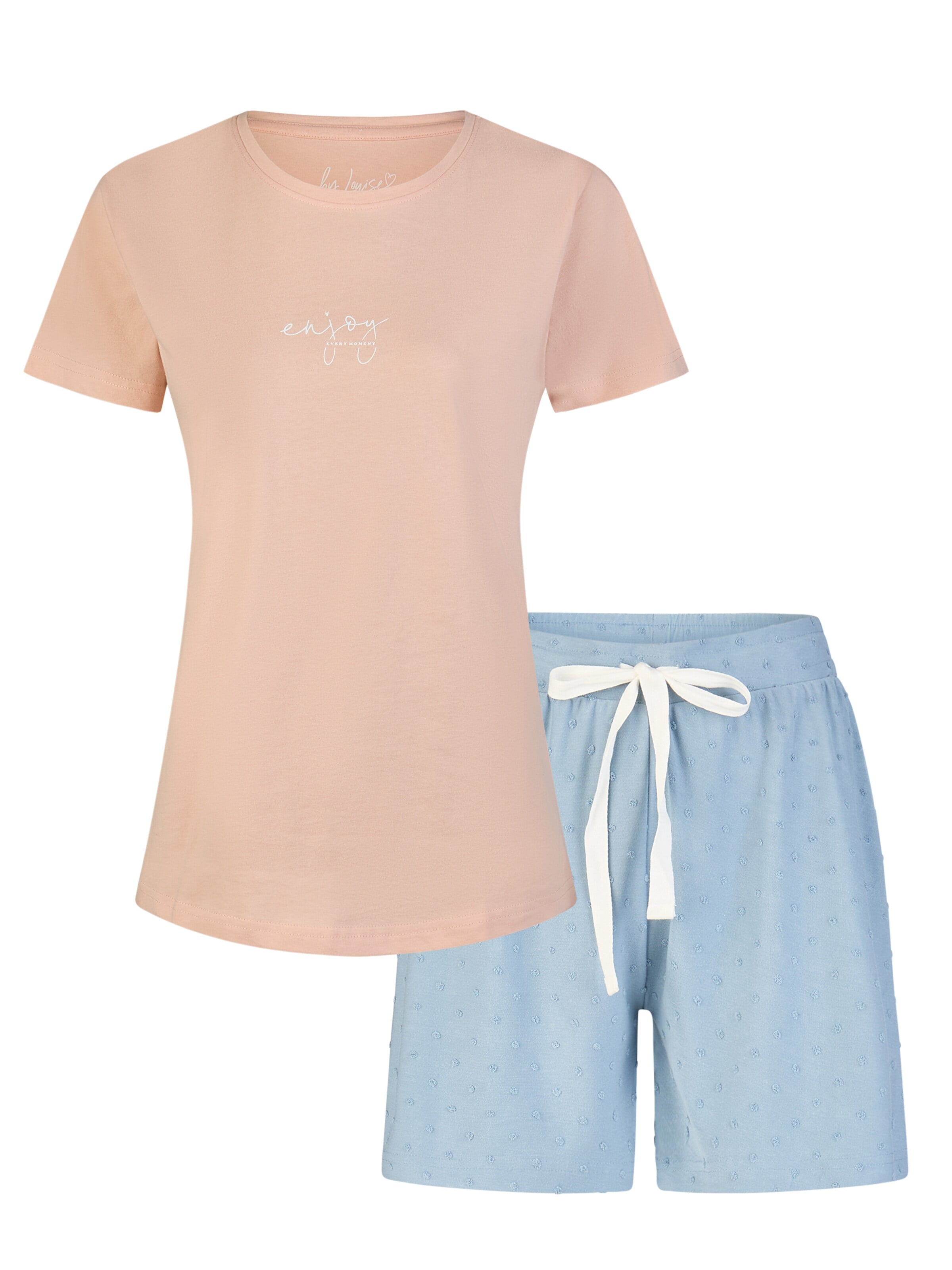 By Louise Pyjama in Roze: voorkant