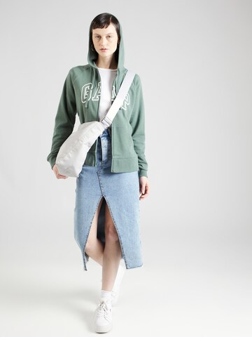 GAP Sweatvest 'HERITAGE' in Groen