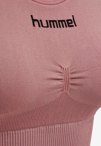 Hummel Бюстье Спортивный бюстгальтер в Ярко-розовый