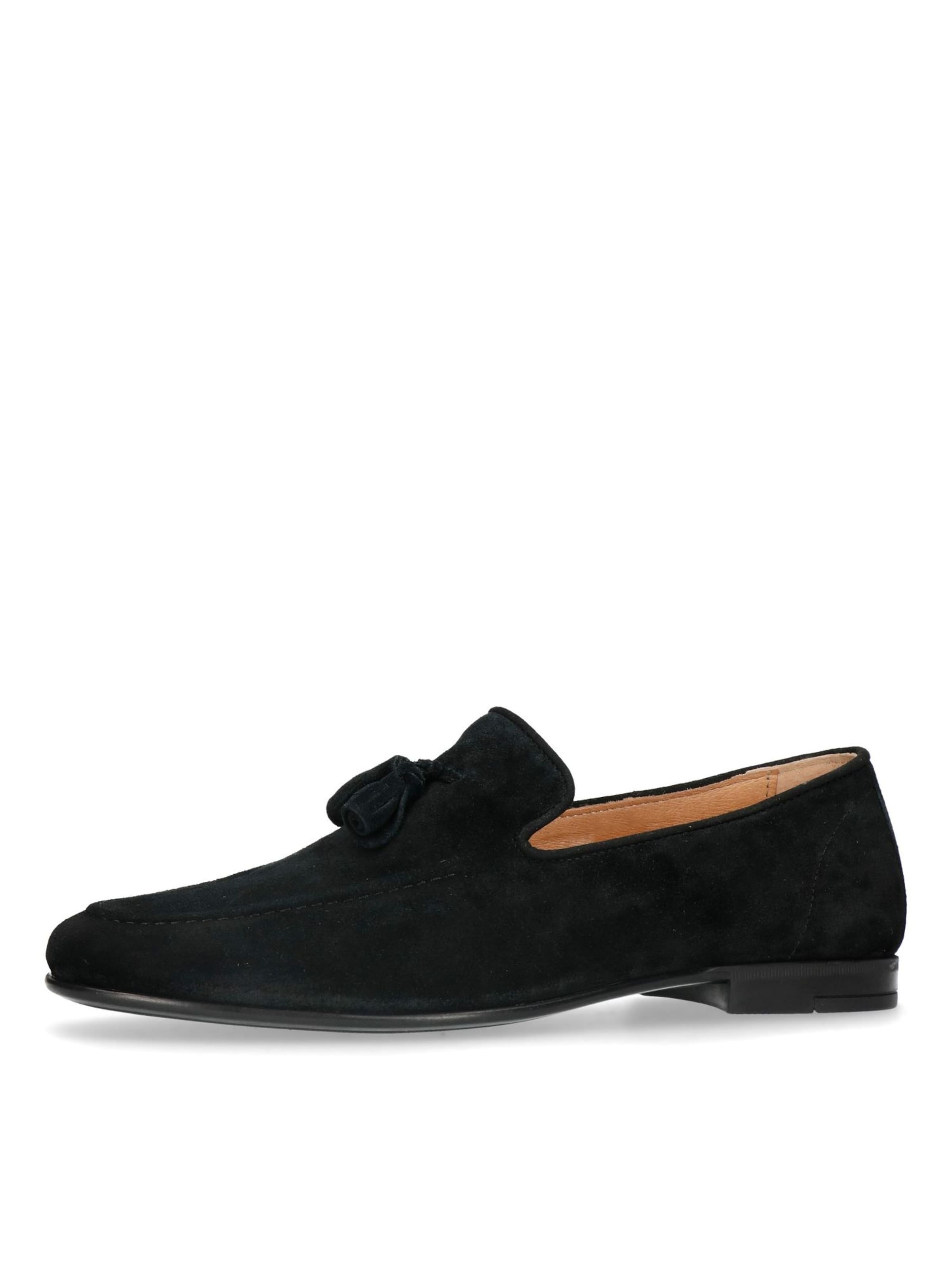 MANFIELD Slipper in Schwarz: Vorderseite