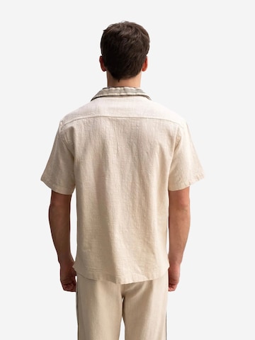 Giesto Regular Fit Hemd in Beige