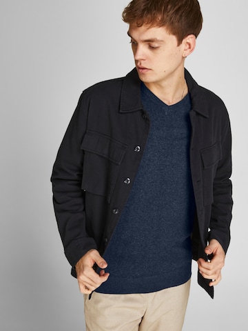 JACK & JONES Pulóver 'Emil' - kék