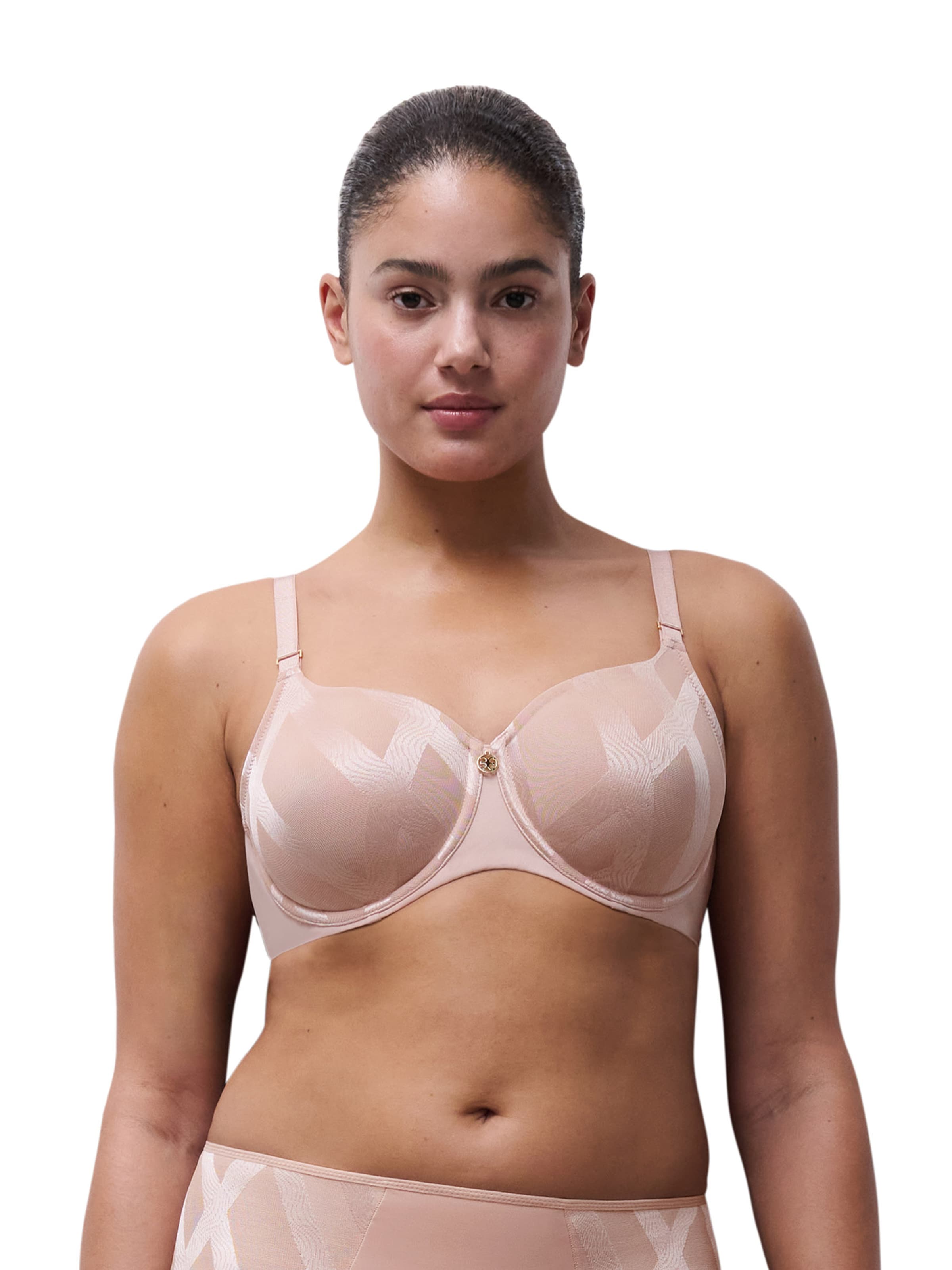Chantelle Minimiser Bra 'GLAZE' in Pink: front