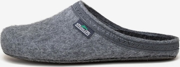 Stegmann Hausschuh 'Filzclogs Stegmann 127' in Grau: Vorderseite