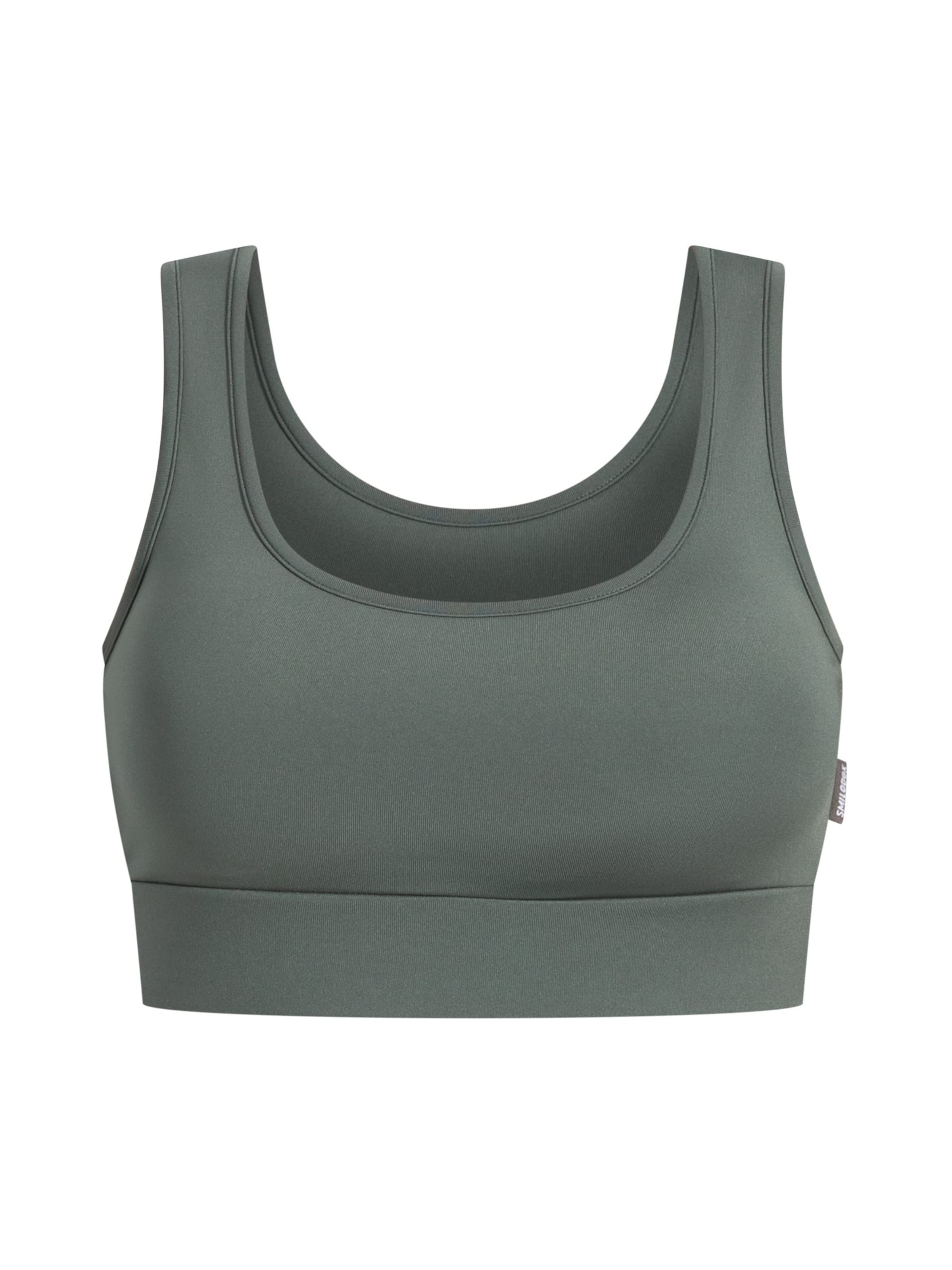 Smilodox Sporttop ' Debby ' in Groen: voorkant