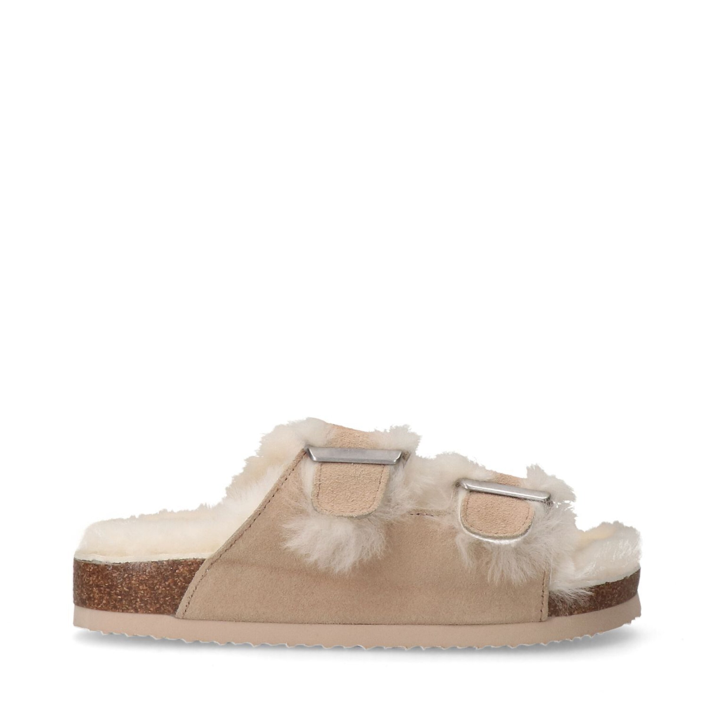 MANFIELD Mules in Beige