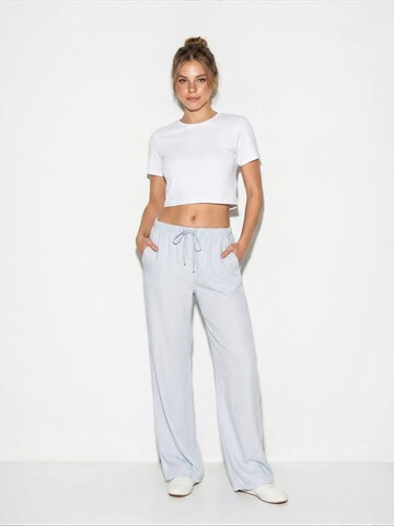 Bianco Lucci Loosefit Hose 'Hose'‌‌‌‌‌‌‌‌‌ in Blau: Vorderseite