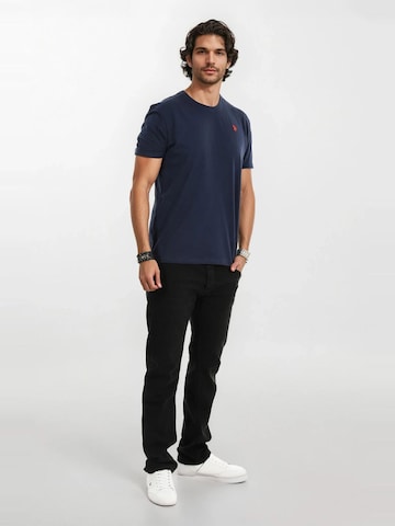 U.S. POLO ASSN. Shirt in Blue: front
