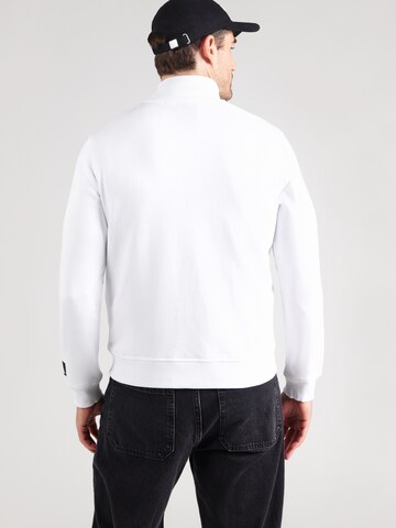 Karl Lagerfeld Ζακέτα φούτερ σε λευκό: πίσω
