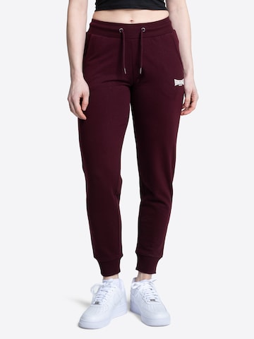 Regular Pantalon de sport 'WEYCROFT' LONSDALE en rouge : devant
