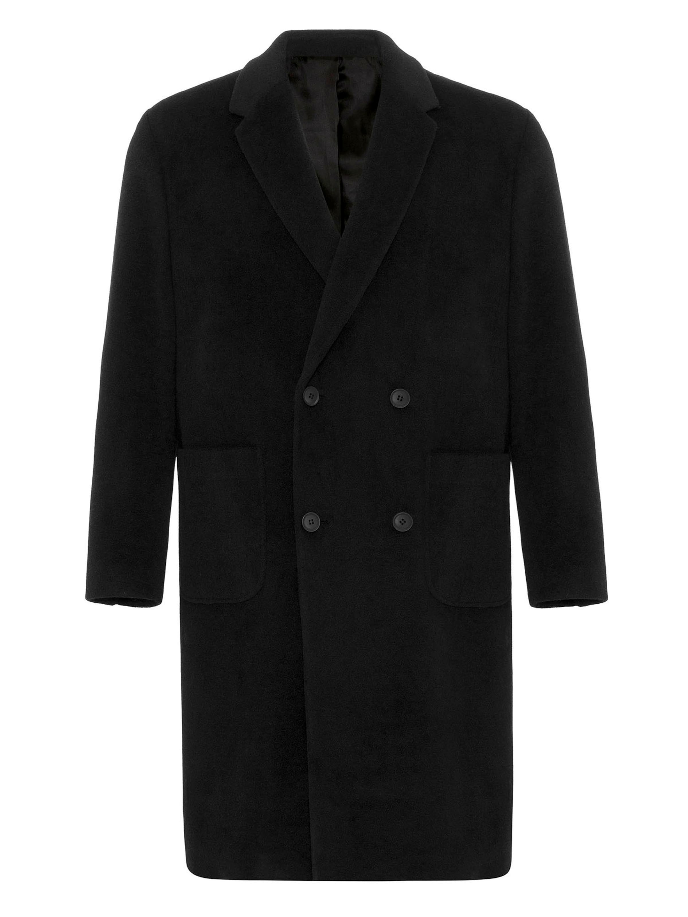 Palton de primăvară-toamnă de la Antioch pe negru: față