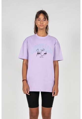 T-shirt oversize 'International x Heavy' MJ Gonzales en violet : devant