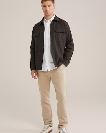 WE Fashion - Slimfit Pantalón chino en gris