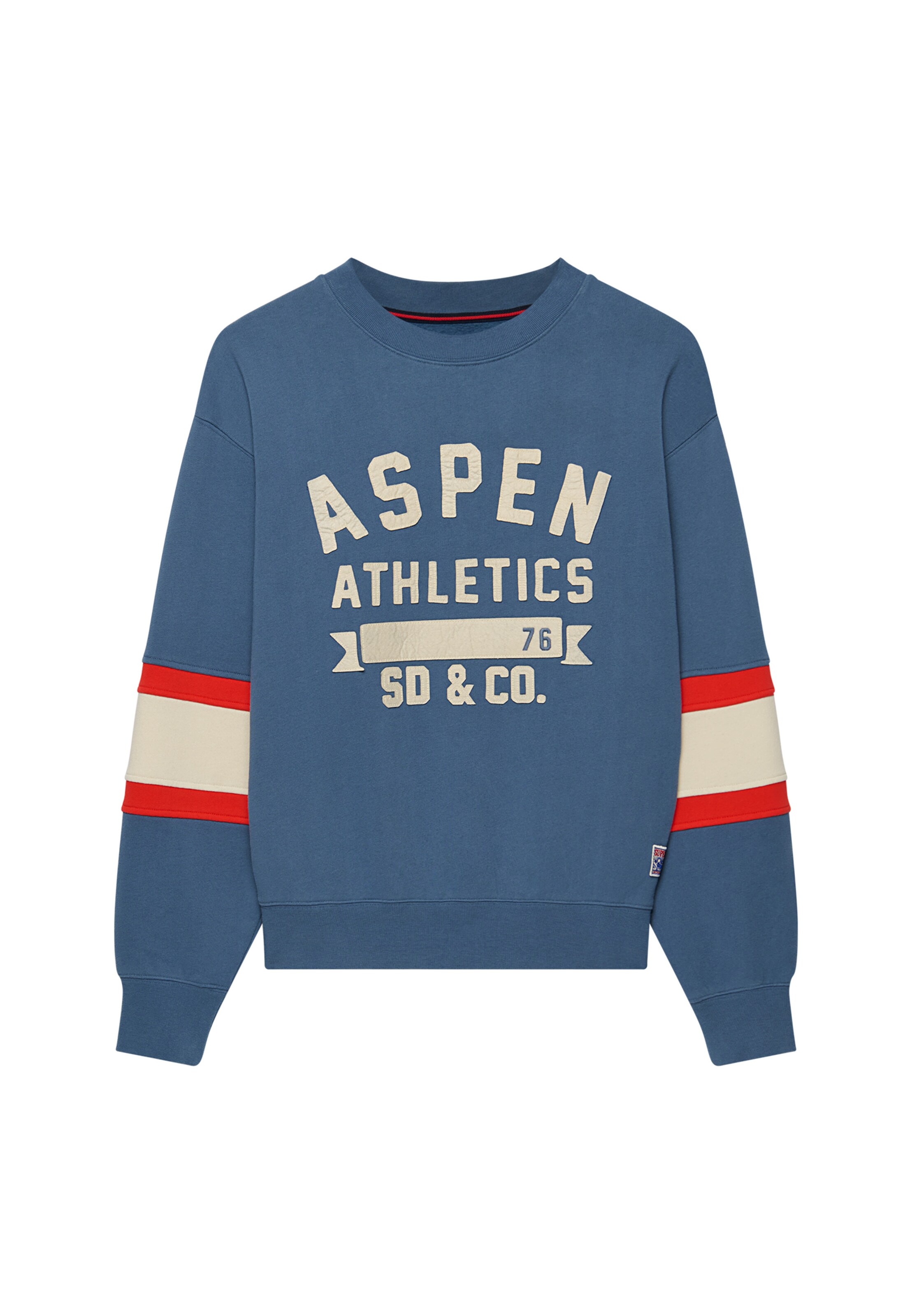 Sweat-shirt 'Aspen Athletics Preppy Ski' Superdry & Co en bleu : devant