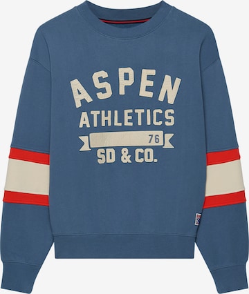 Sweat-shirt 'Aspen Athletics Preppy Ski' Superdry & Co en bleu : devant