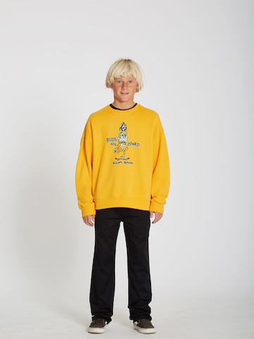 Volcom Sweatshirt 'Vlies' in Yellow