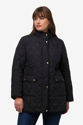 Ulla Popken Winter Jacket in Black: front