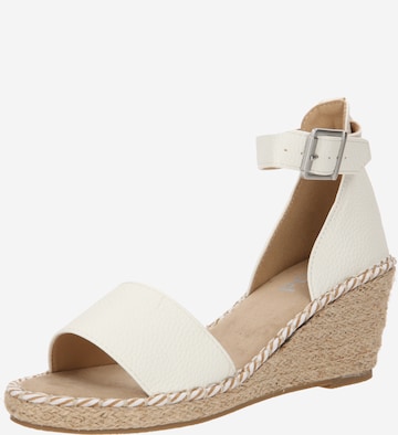 PS Poelman - Sandalias en blanco: frente