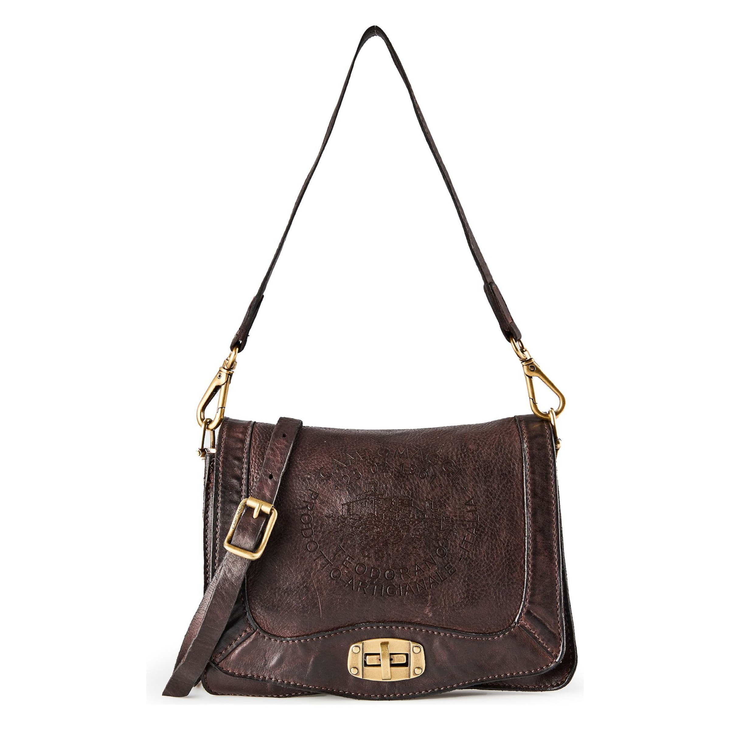 Campomaggi Schultertasche 'Perla ' in Braun: Vorderseite