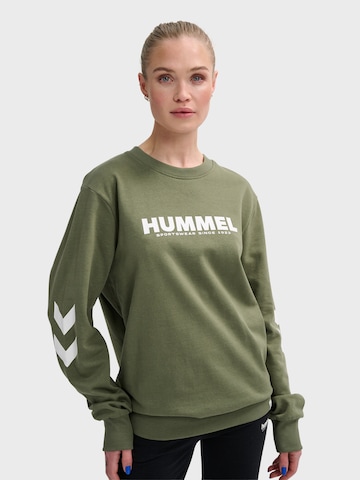 Hummel Sportsweatshirt 'Legacy' in Groen: voorkant