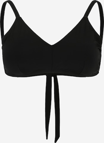 ONLY Carmakoma Bikini Top in Black: front