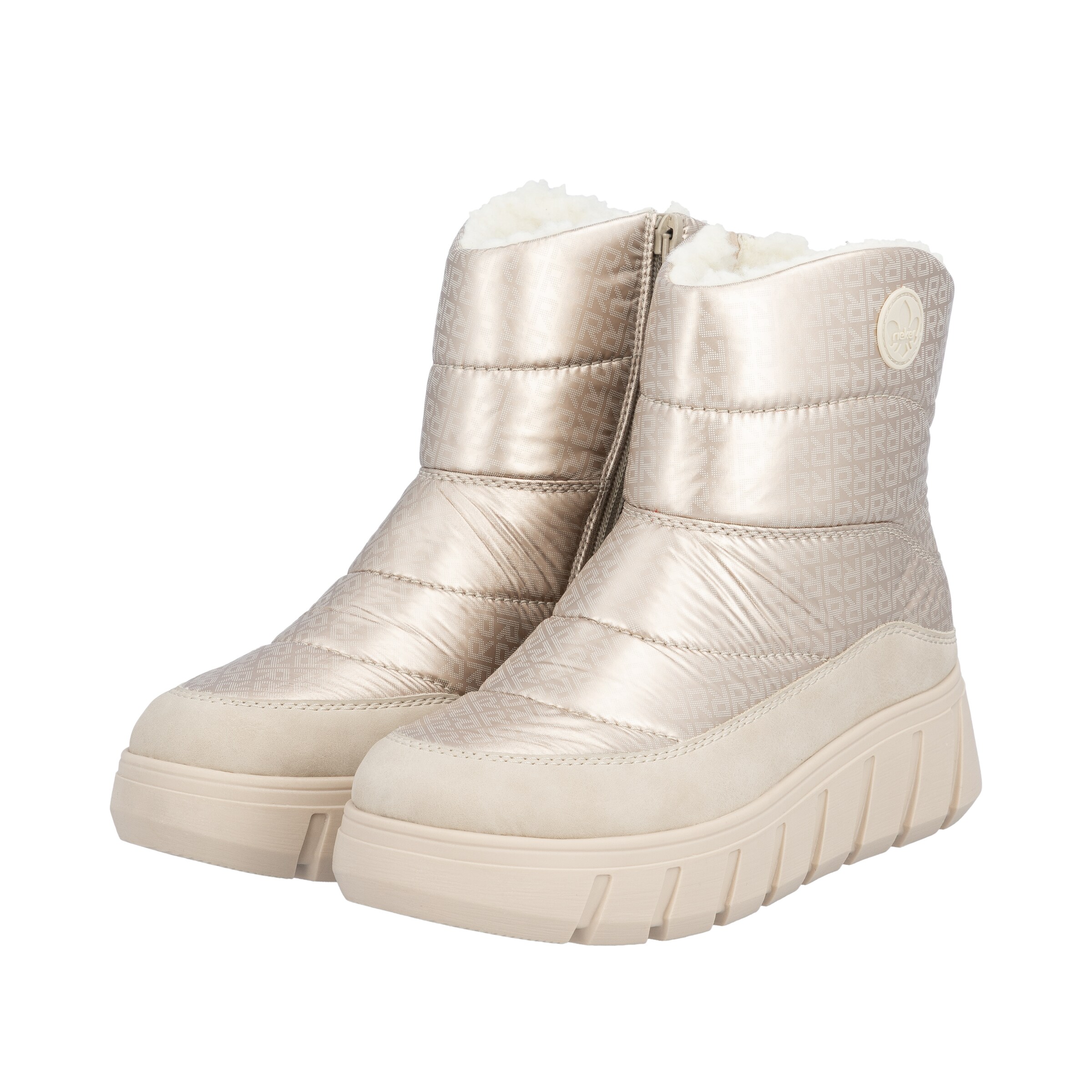 Rieker Snow Boots in Beige