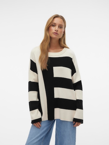 VERO MODA Sweter 'Hermosa' w kolorze beżowy: przód