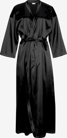 Robe de chambre LASCANA en noir : devant