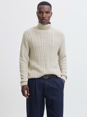JACK & JONES Sweater 'JJPAUL' in White: front