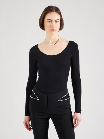 Samsøe Samsøe Shirt bodysuit 'Sahara' in Black: front