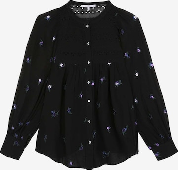 Scalpers Blouse 'Flowers' in Black: front