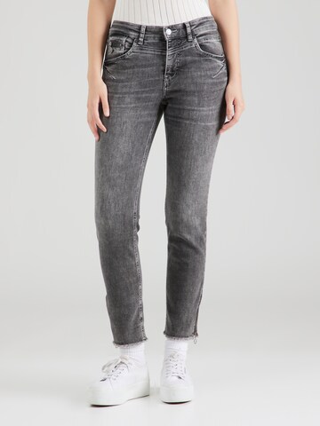 MAC Slimfit Jeans 'RICH' in Grijs: voorkant