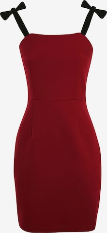 Awesome Apparel Dress in Red: front