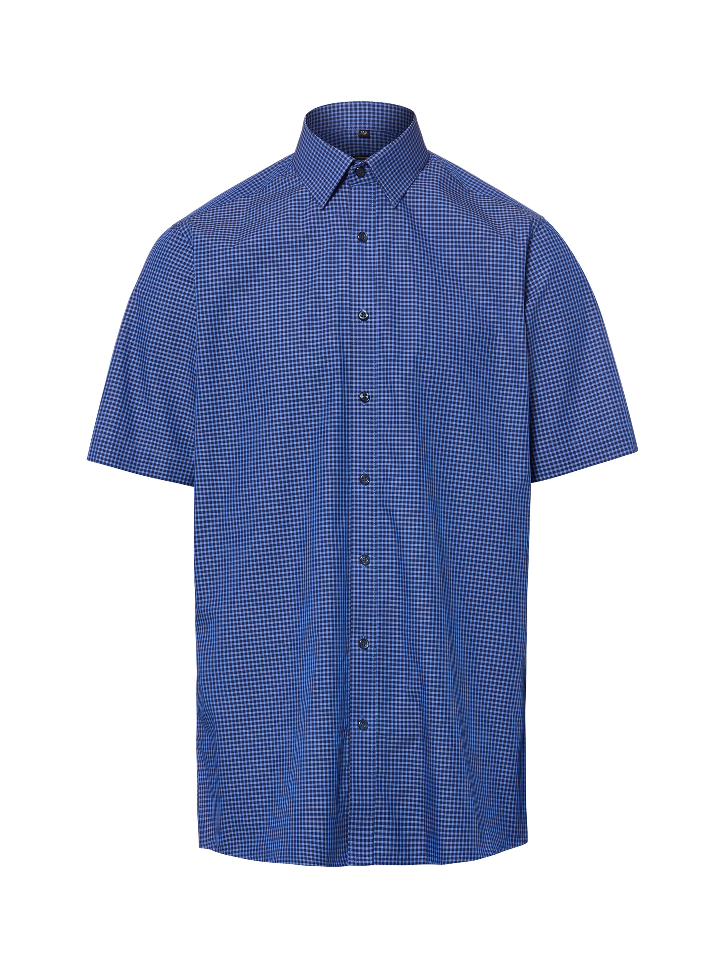 Finshley & Harding Regular Fit Hemd in Blau: Vorderseite
