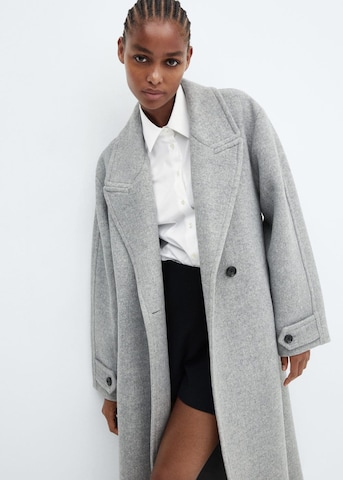 MANGO Between-Seasons Coat 'Gauguin' in Grey