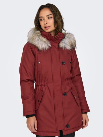 raudona ONLY Žieminė parka 'ONLIris'