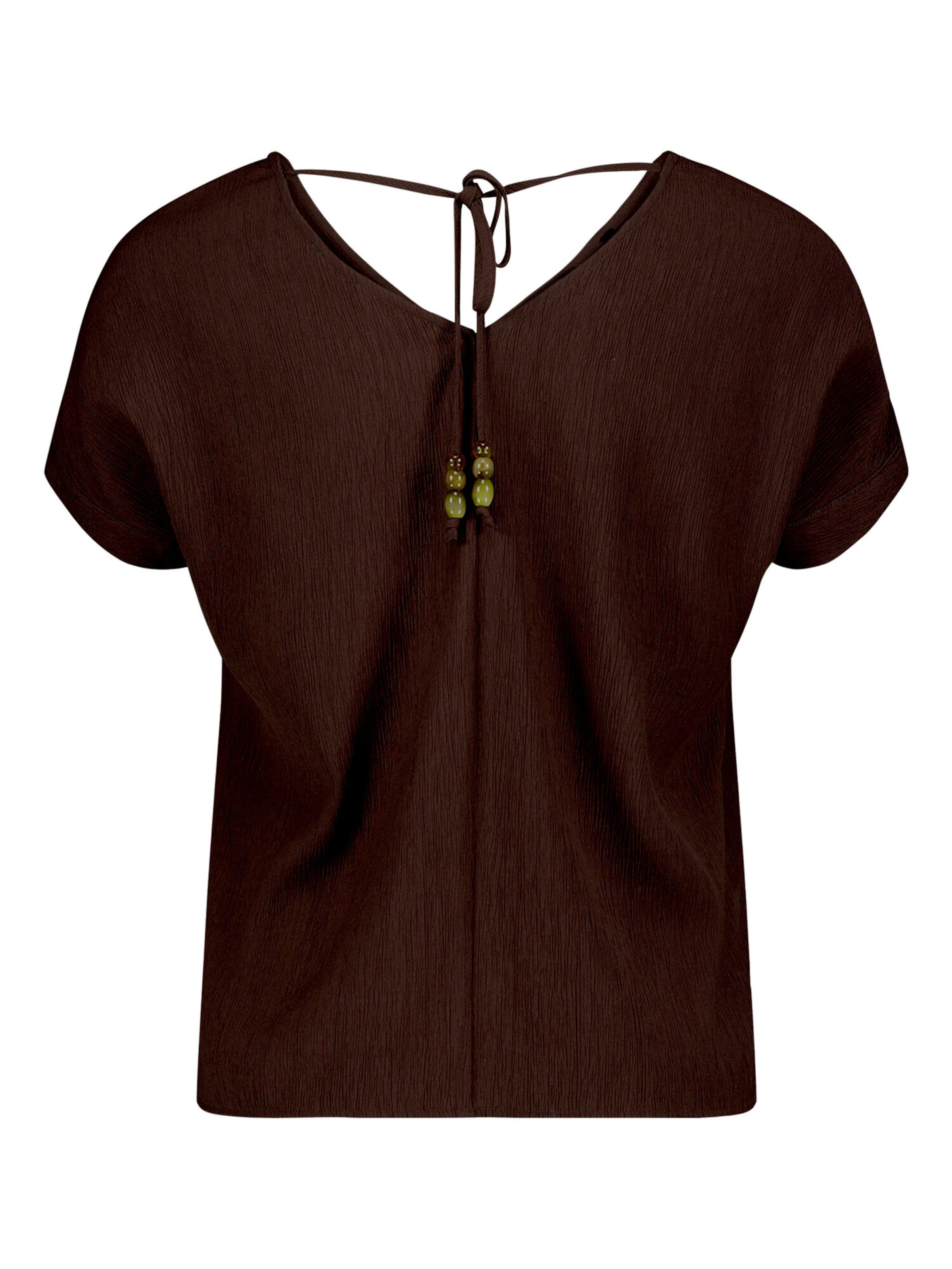 Camicia da donna di zero in marrone