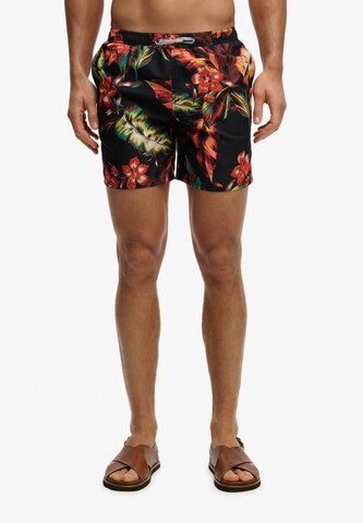 Superdry & Co Zwemshorts in Zwart: voorkant