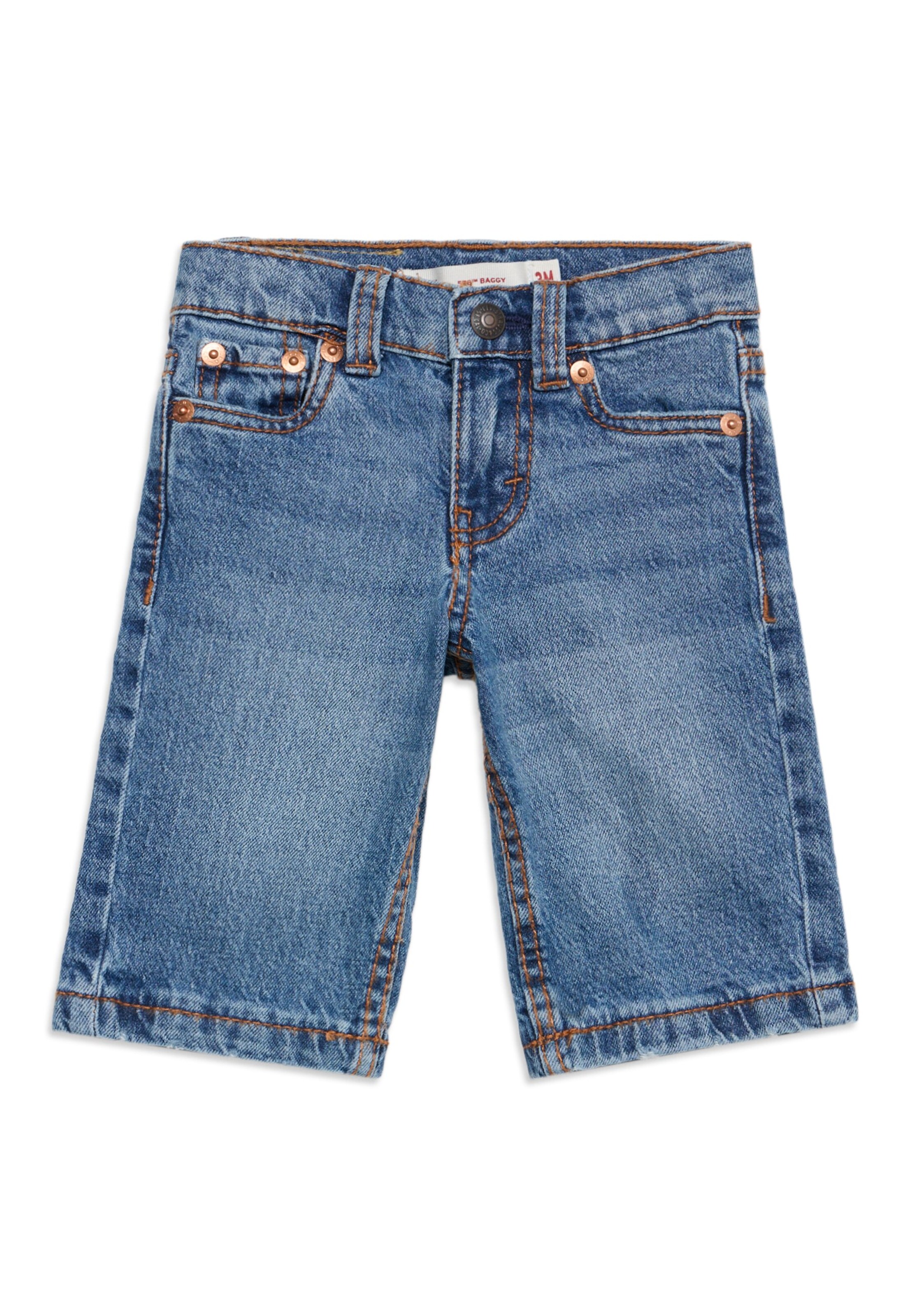 melns Levi's Kids Standarta Džinsi: no priekšpuses
