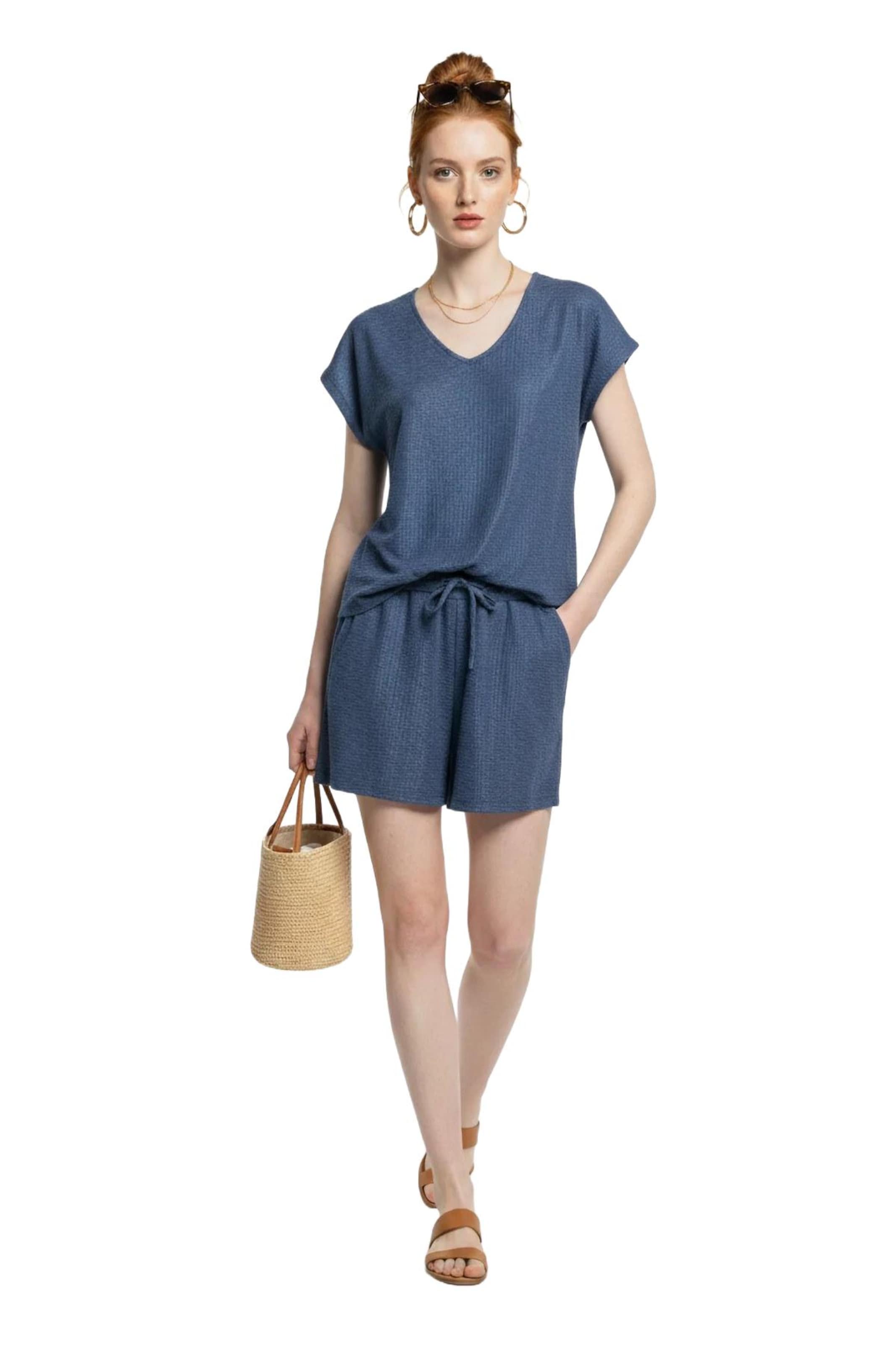 No Matter What Loose fit Trousers in Blue
