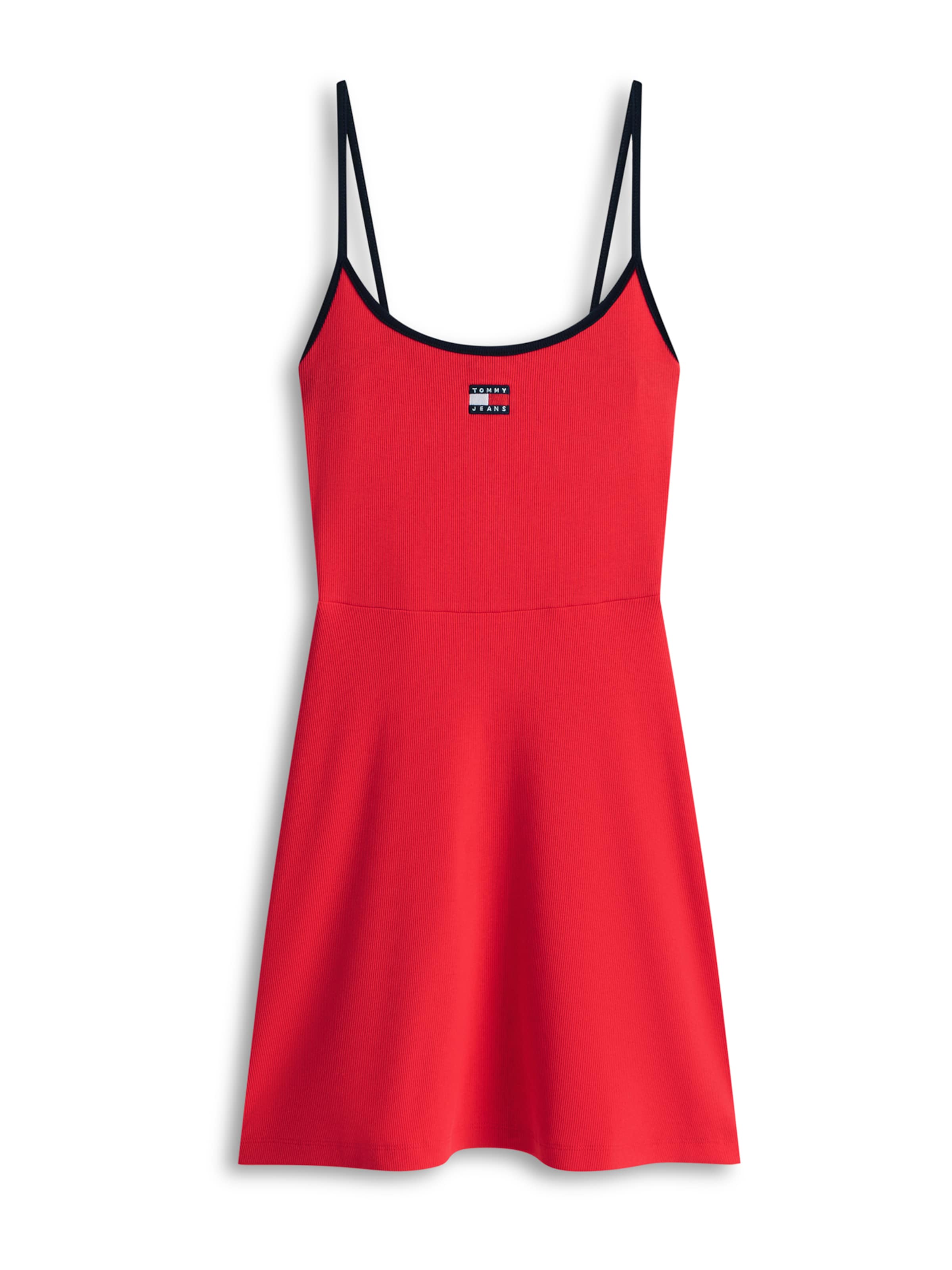 Tommy Jeans - Vestido de verano en rojo: frente