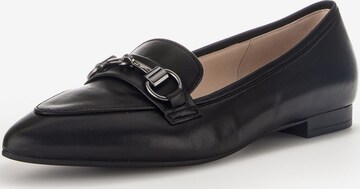 GABOR Classic Flats in Black: front