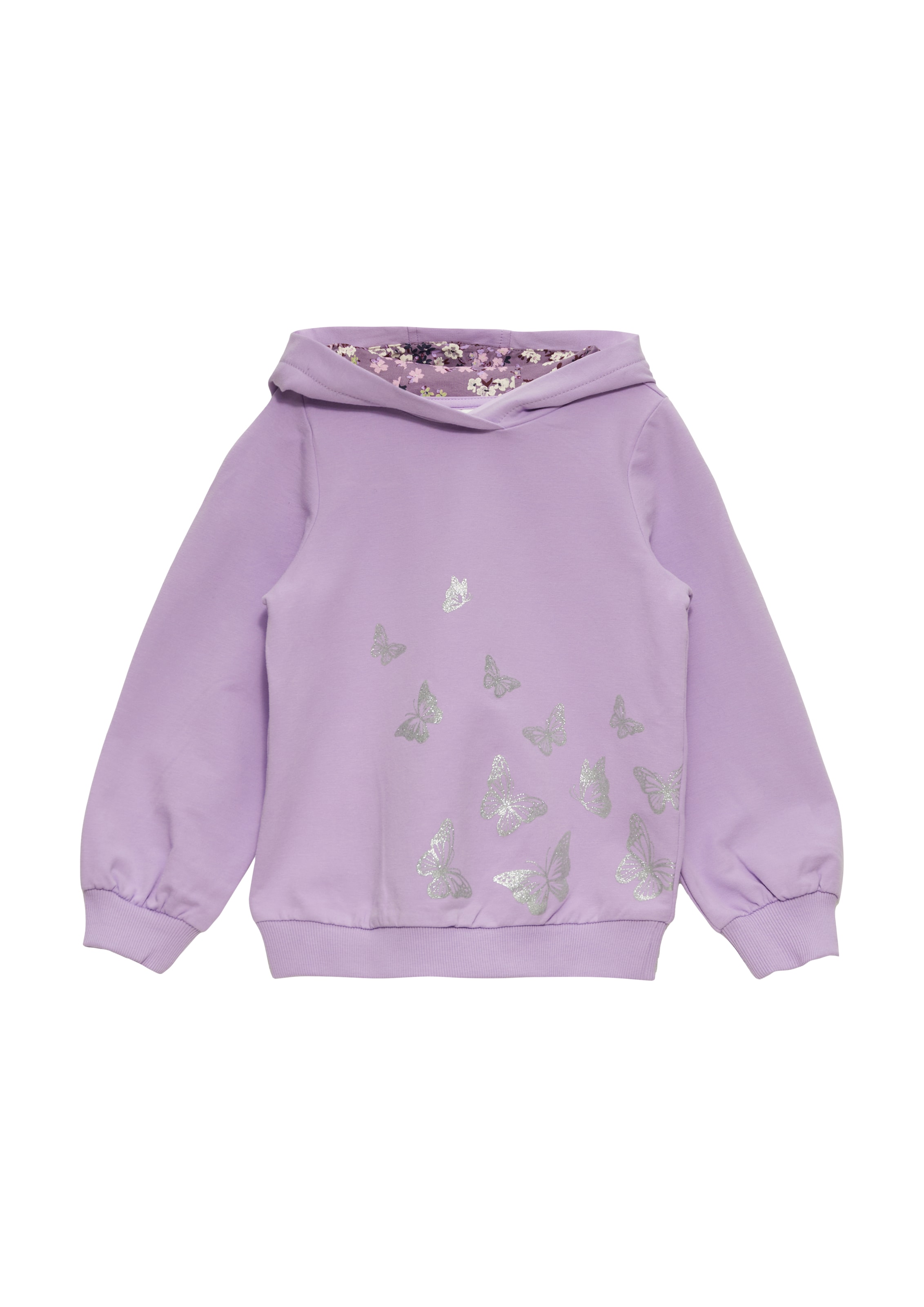 s.Oliver Sweatshirt in Lila: Vorderseite