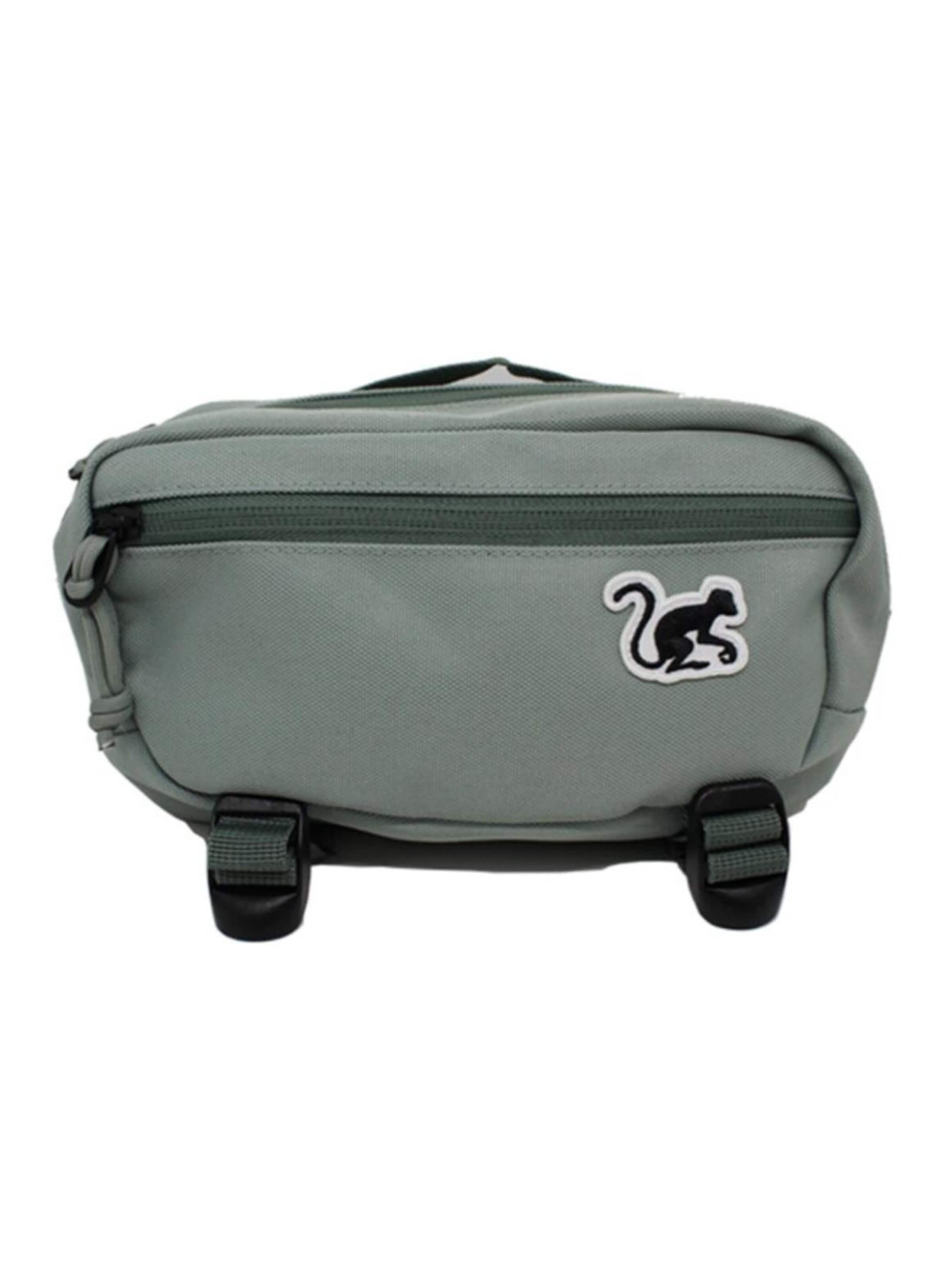 Surf Monkey - Bolsa de cintura em verde: frente