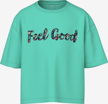 NAME IT Тениска 'NKFVONAYA' в зелено: отпред