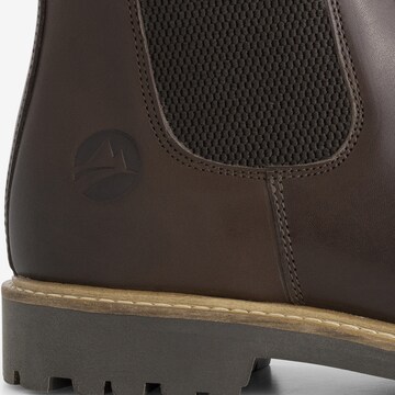 Travelin Chelsea Boots 'Lemming ' in Braun