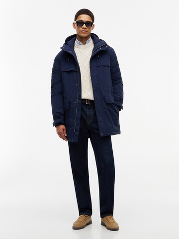 Parka mi-saison 'City Ready' Tommy Jeans en bleu : devant