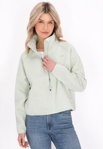 Veste en polaire Schmuddelwedda en vert : devant